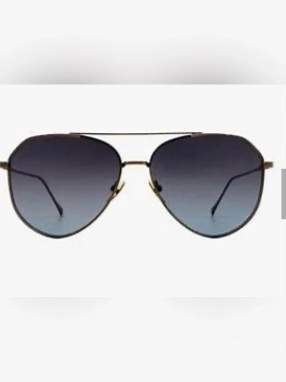 Diff Eyewear Dash Sunglasses with Brushed Brown + Grey Blue Lenses